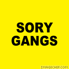SORY alias MAN BRO